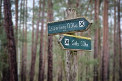 Wanderschild am Götzer Berg