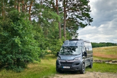 Stellplatz am Randes des Naturschutzgebietes