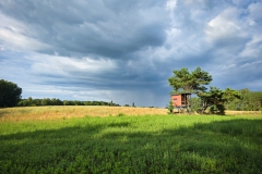 Bedrohliche Wolken über der Schorfheide